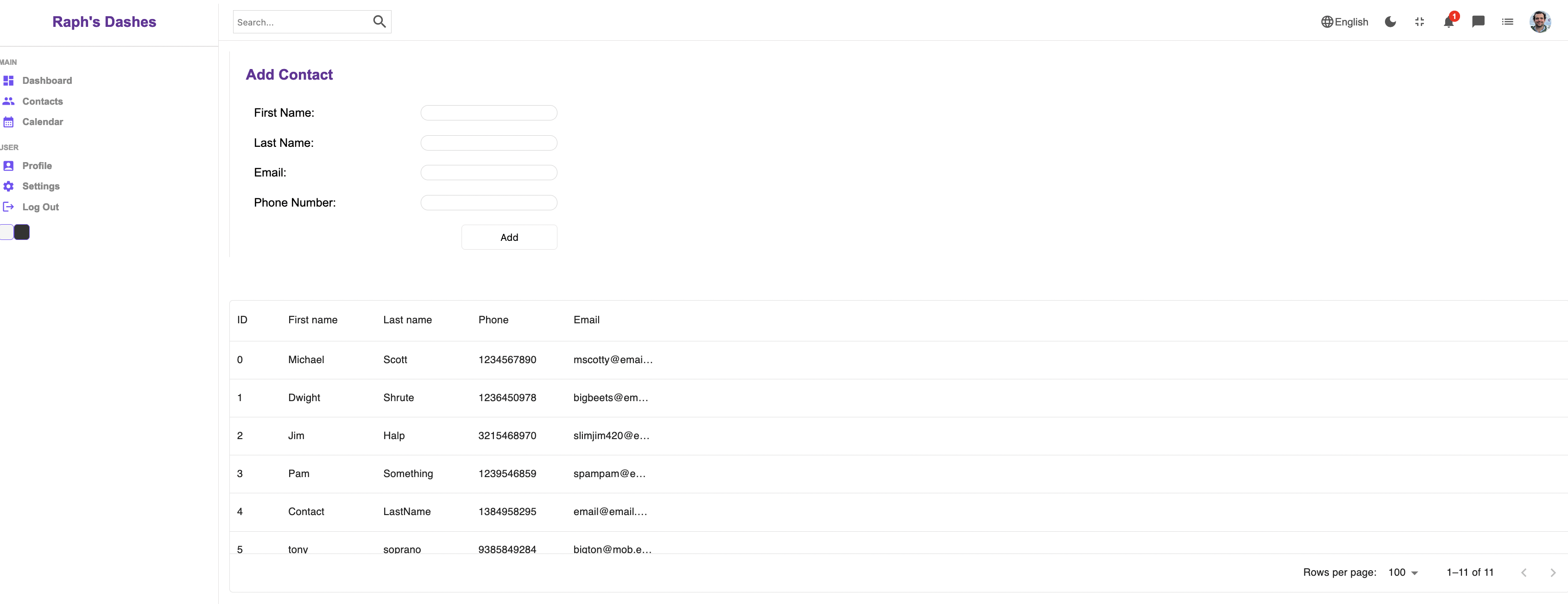 Project 2 Screenshot