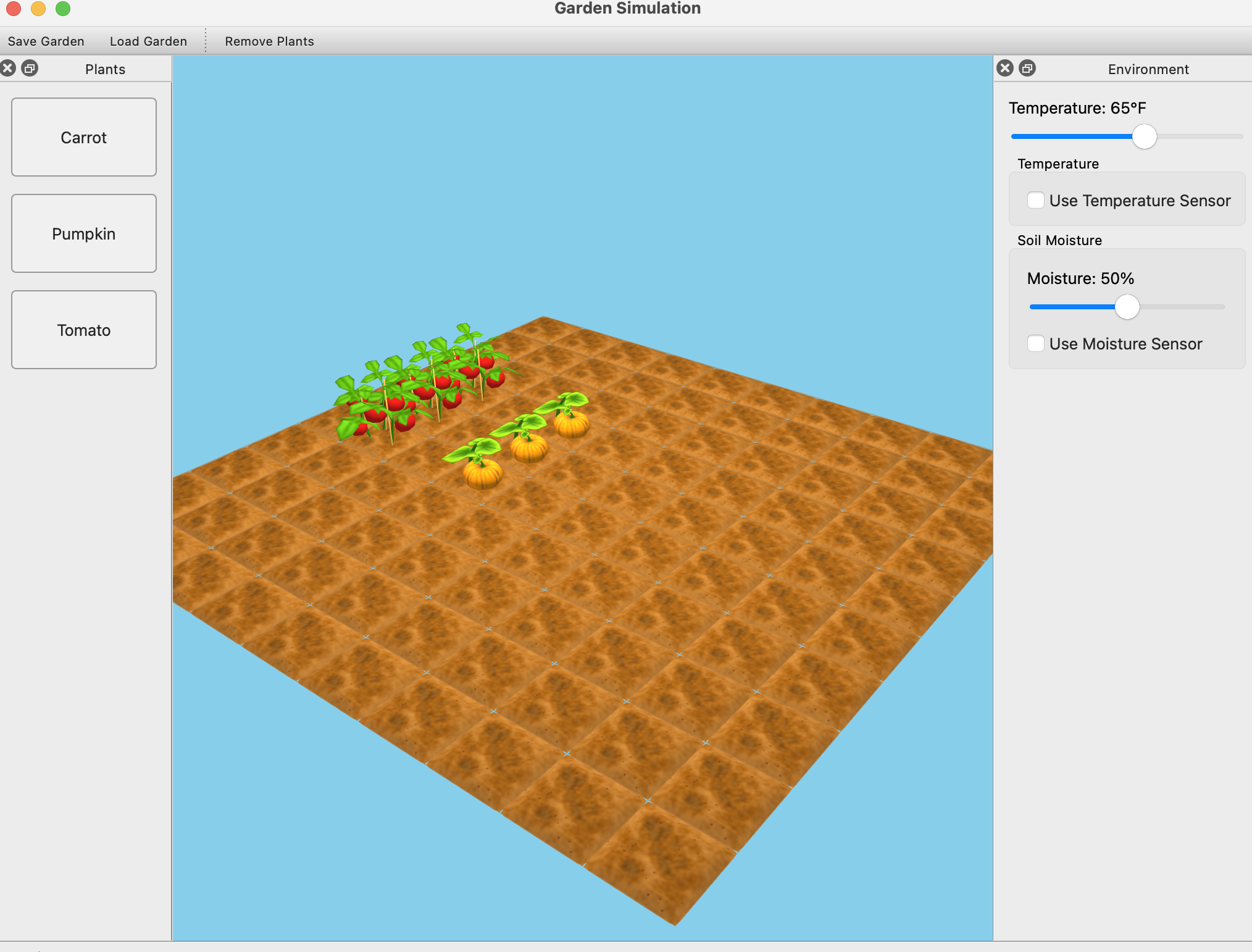 garden simulator screenshot